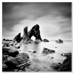 Crohy Sea Arch, Ireland, black and white fine art photography, seascape print