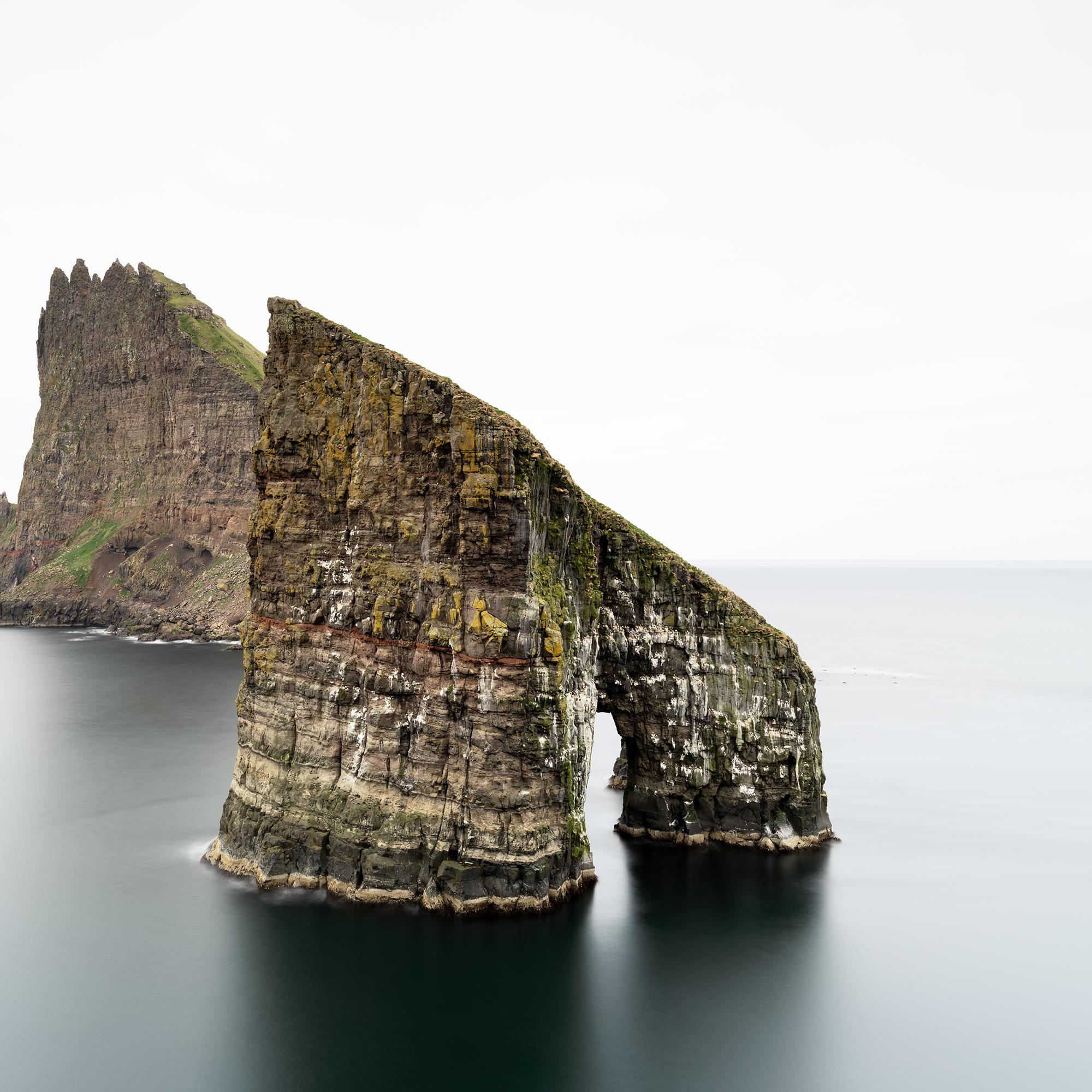 Drangarnir, Faroe Islands - Minimalist Seascape, Limited Edition Large Scale For Sale 6