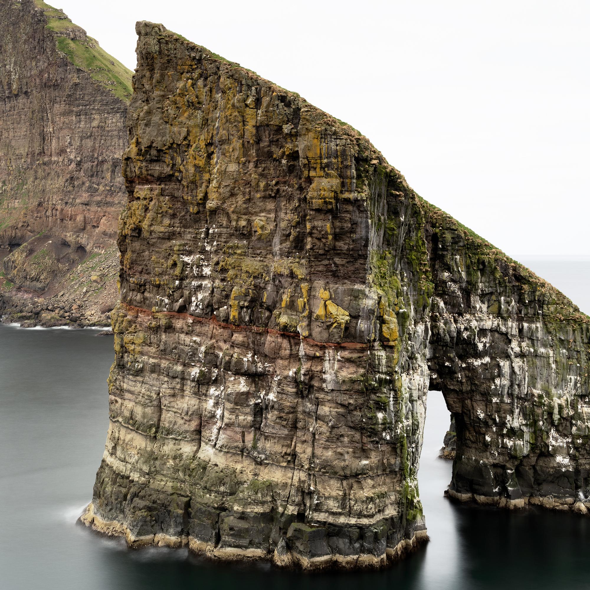 Drangarnir, Faroe Islands - Minimalist Seascape, Limited Edition Large Scale For Sale 7