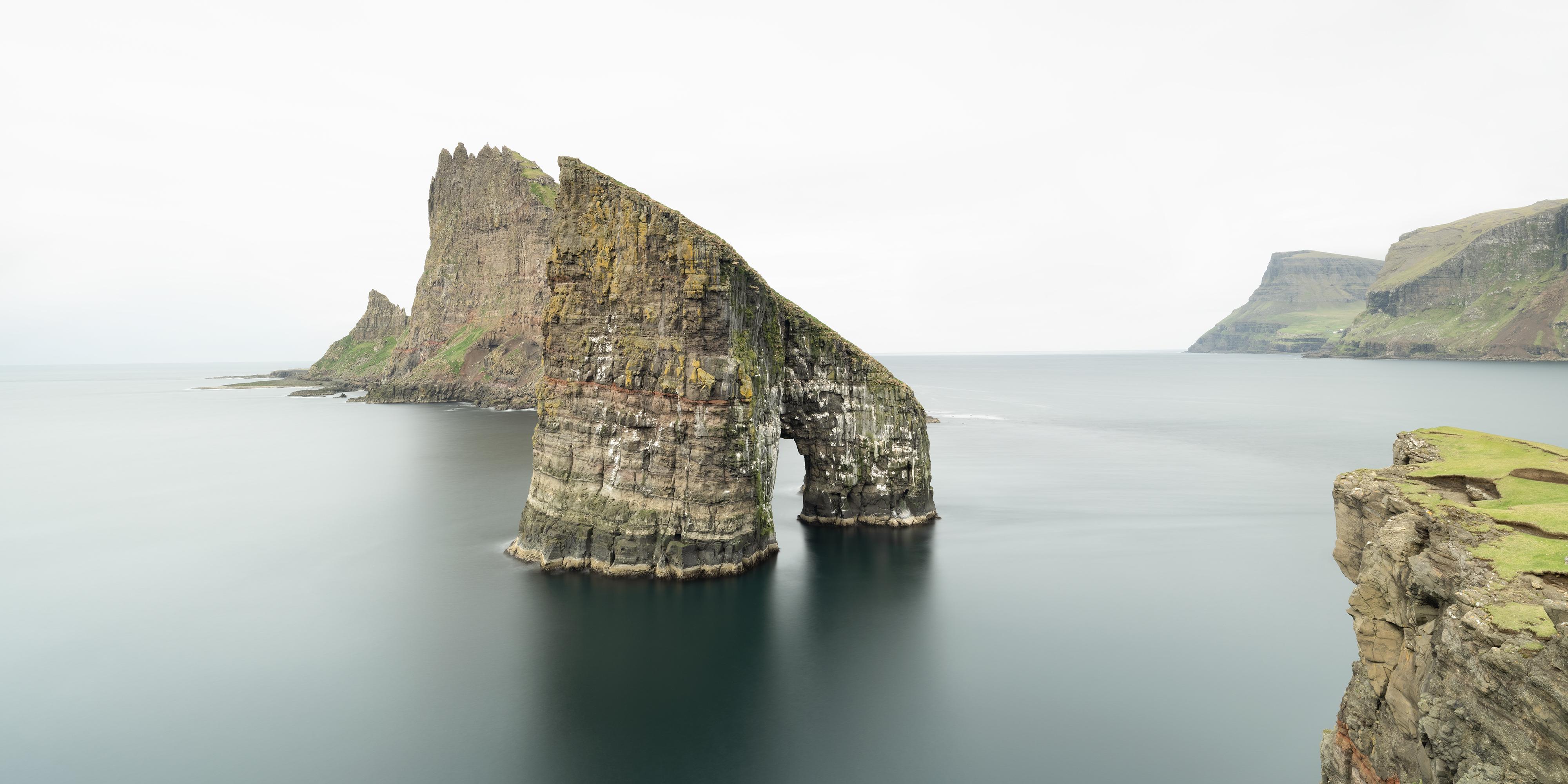 Drangarnir Panorama – Limited Edition Colour Seascape Photograph, Faroe Islands