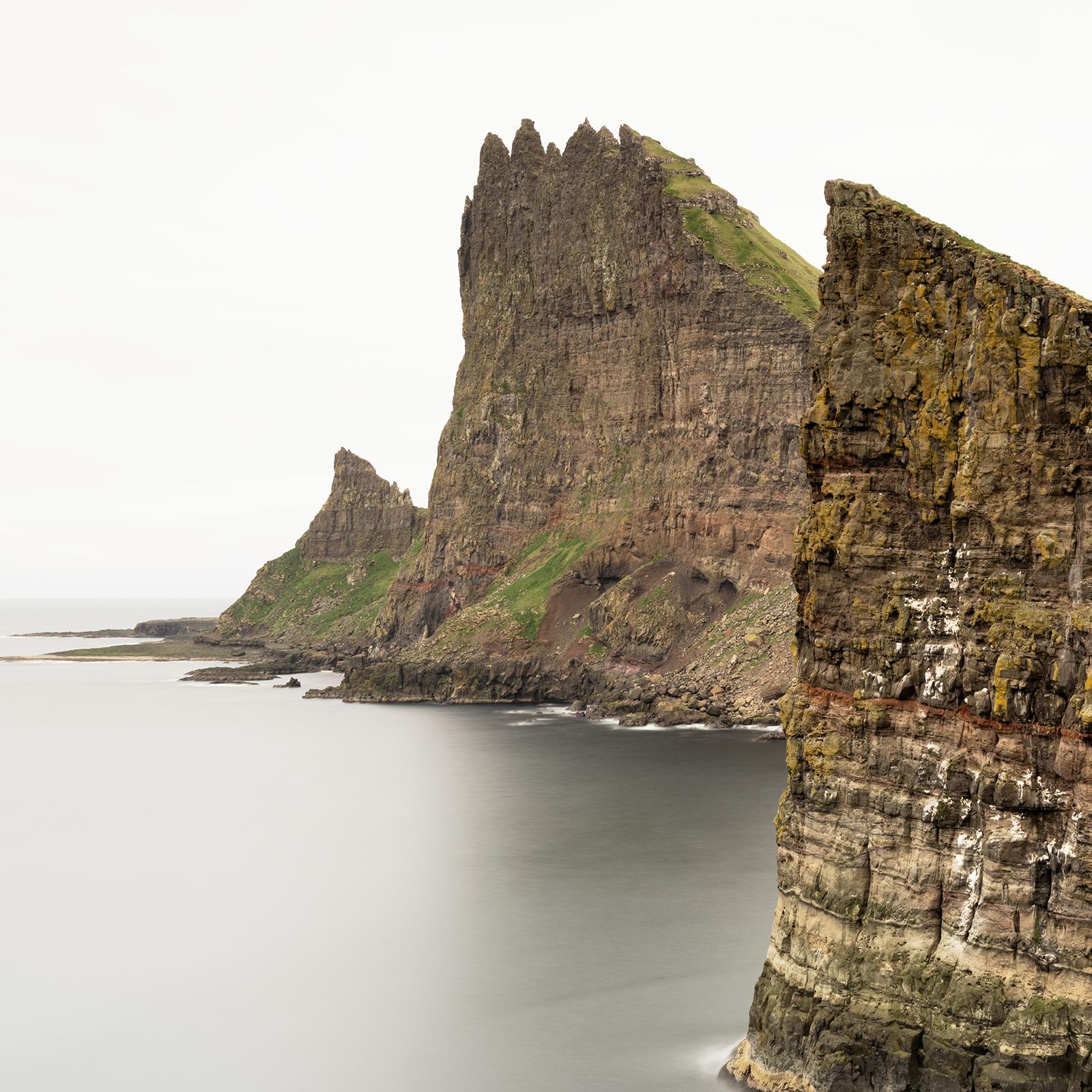 Drangarnir, Faroe Islands - Minimalist Seascape, Limited Edition Large Scale For Sale 5