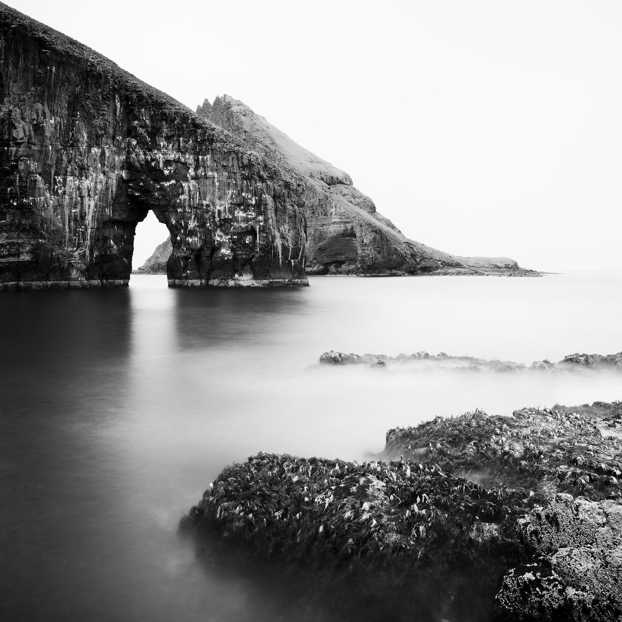 Drangarnir Sea Stacks, monochrome, minimalist photograph, limited editon print For Sale 6
