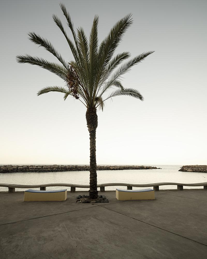 Gerald Berghammer Color Photograph - Early Morning at the Harbor, large format photograph, limited edition landscape