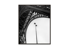 Torre Eiffel, dettaglio di architettura, Parigi, fotografia monocromatica, stampa in edizione limitata