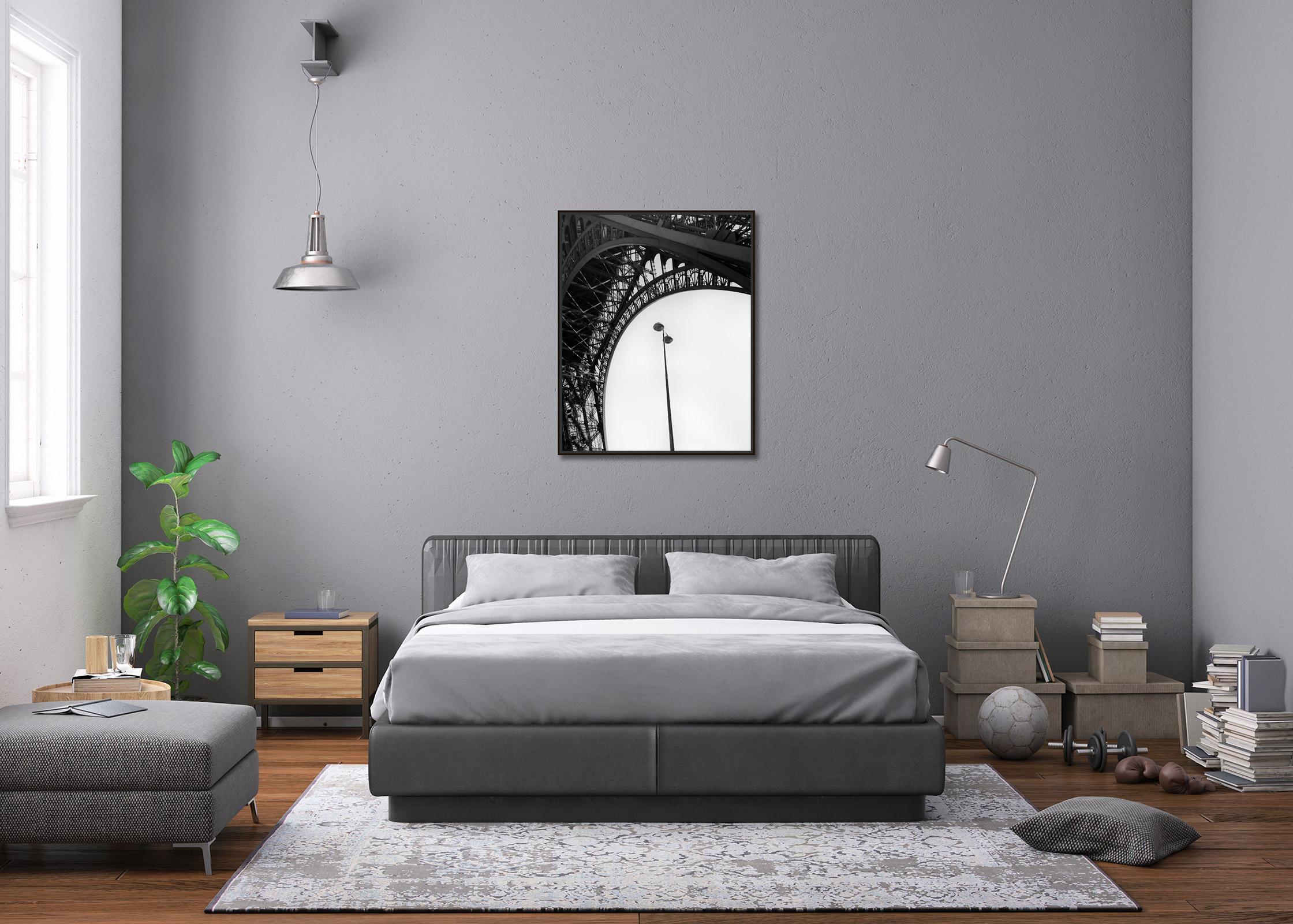 Torre Eiffel, Detalle de Arquitectura, París, monofotografía, impresión en edición limitada en venta 2