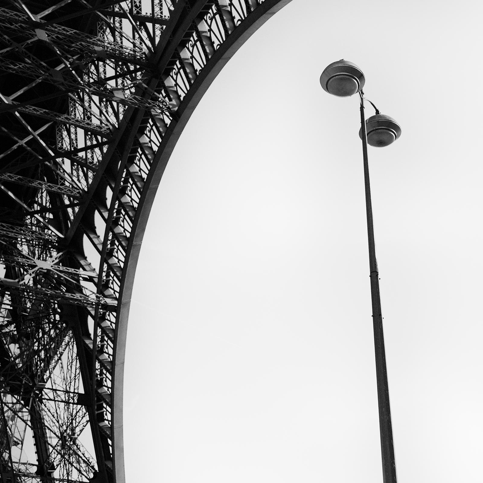 Eiffel Tower, Architecture Detail, Paris, black and white photography, cityscape For Sale 3