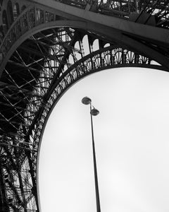 Eiffelturm, Architekturdetails, Paris, Monofotografie, Druck in limitierter Auflage