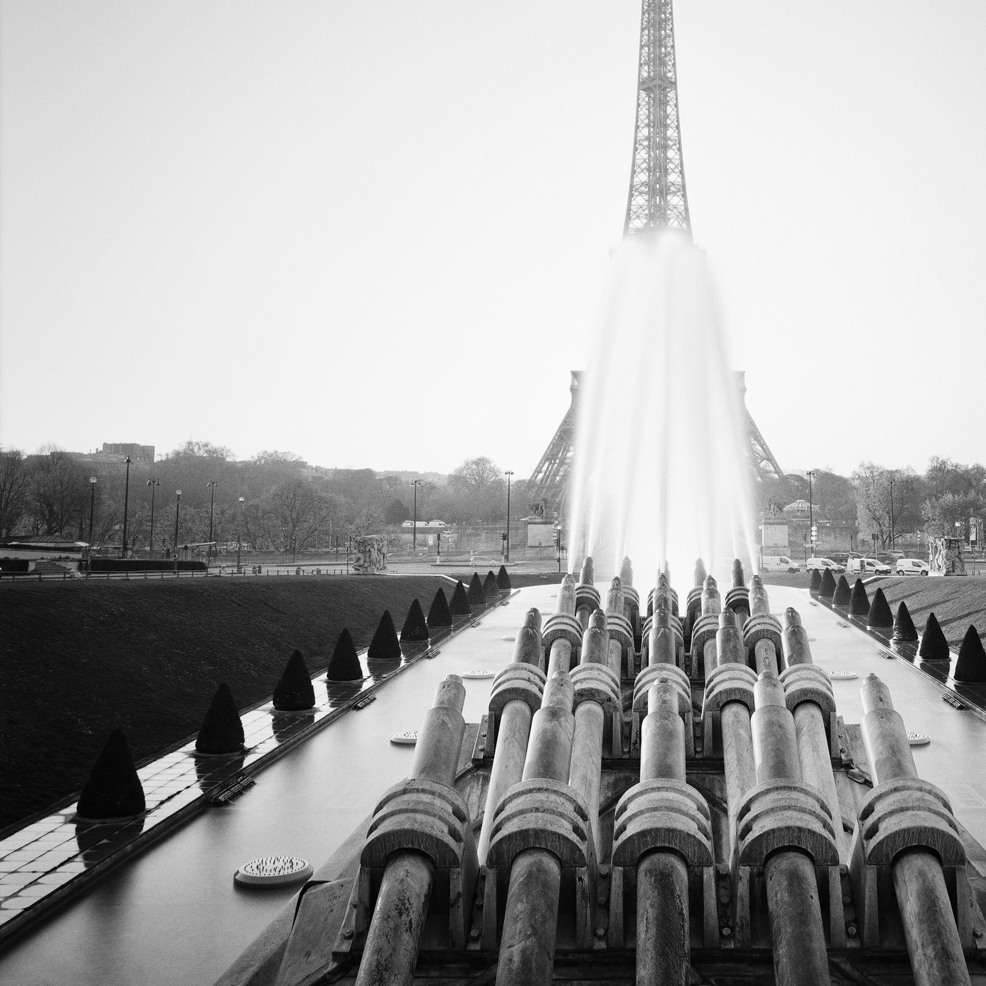 Eiffel Tower, Paris, France, black and white photography, landscape, cityscape For Sale 2