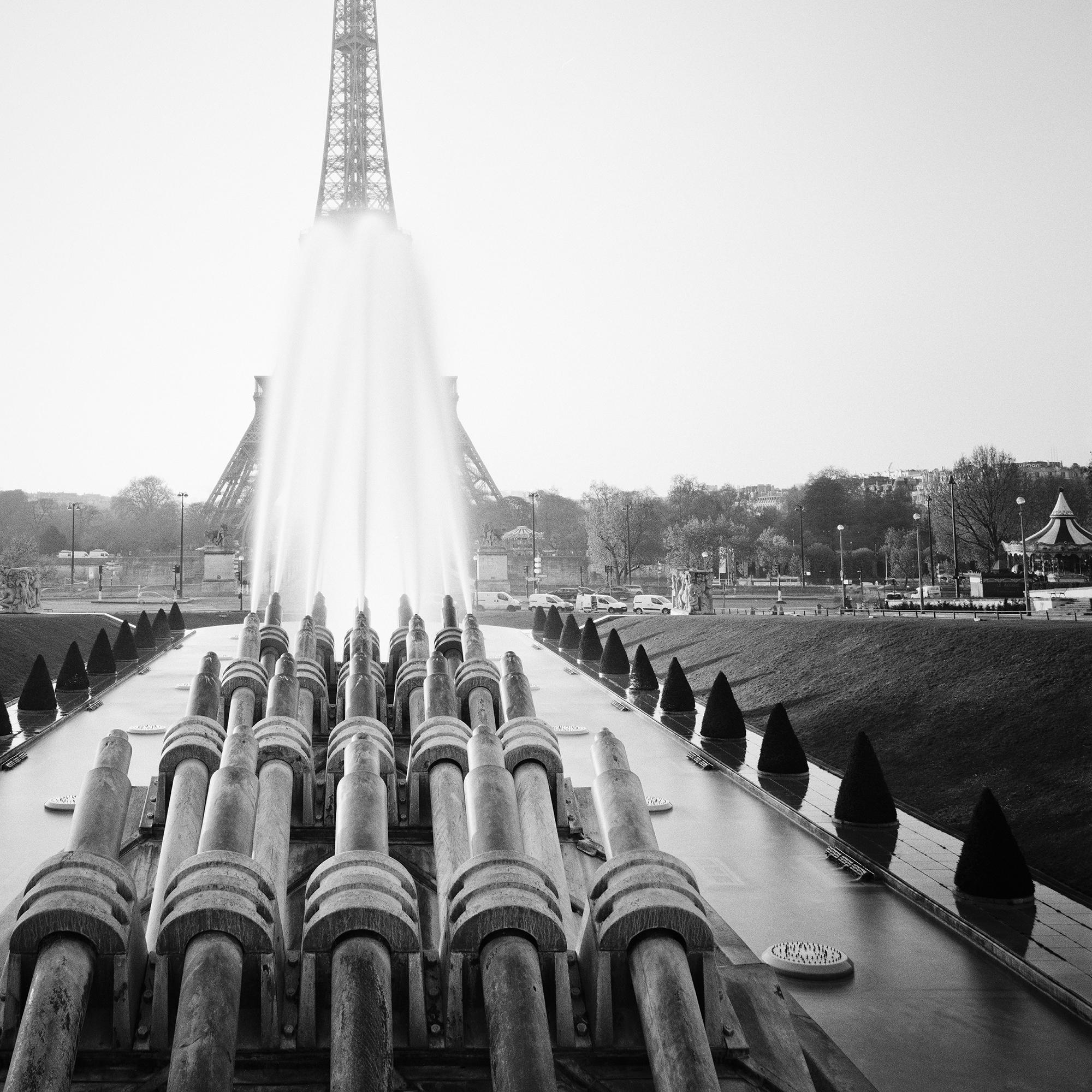 Eiffel Tower, Paris, France, black and white photography, landscape, cityscape For Sale 3