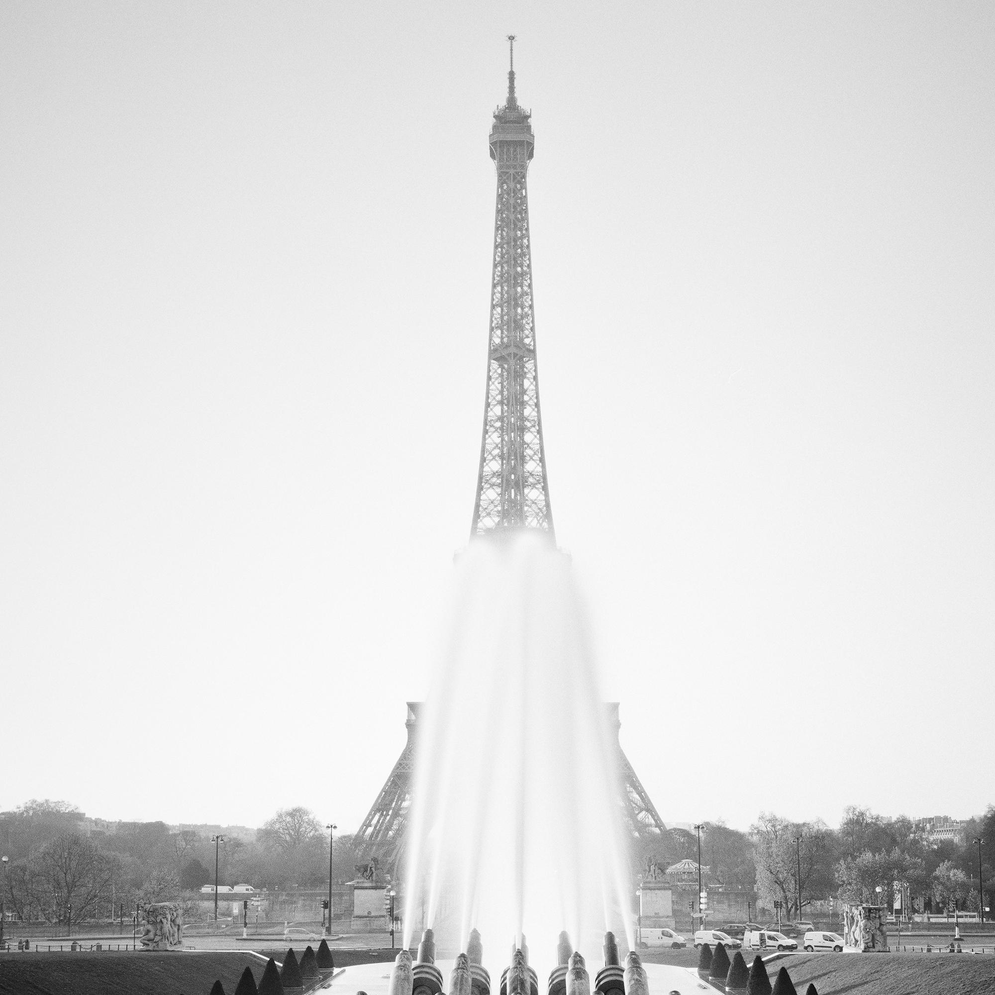 Eiffel Tower, Paris, France, black and white photography, landscape, cityscape For Sale 4