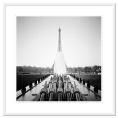 Eiffel Tower, Paris, France, black and white photography, landscape, cityscape