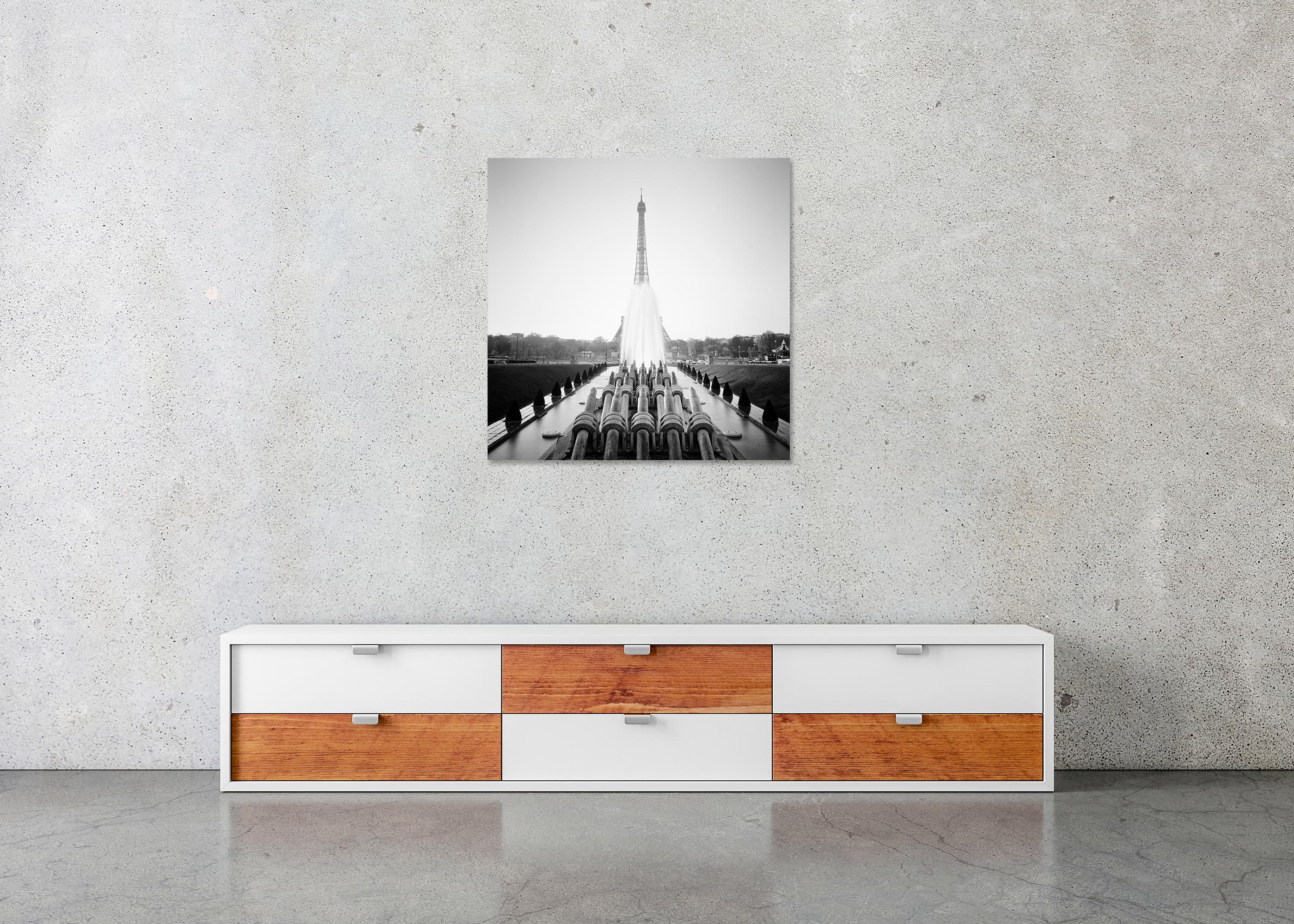 Eiffel Tower, Paris, France, black and white photography, landscape, cityscape For Sale 1