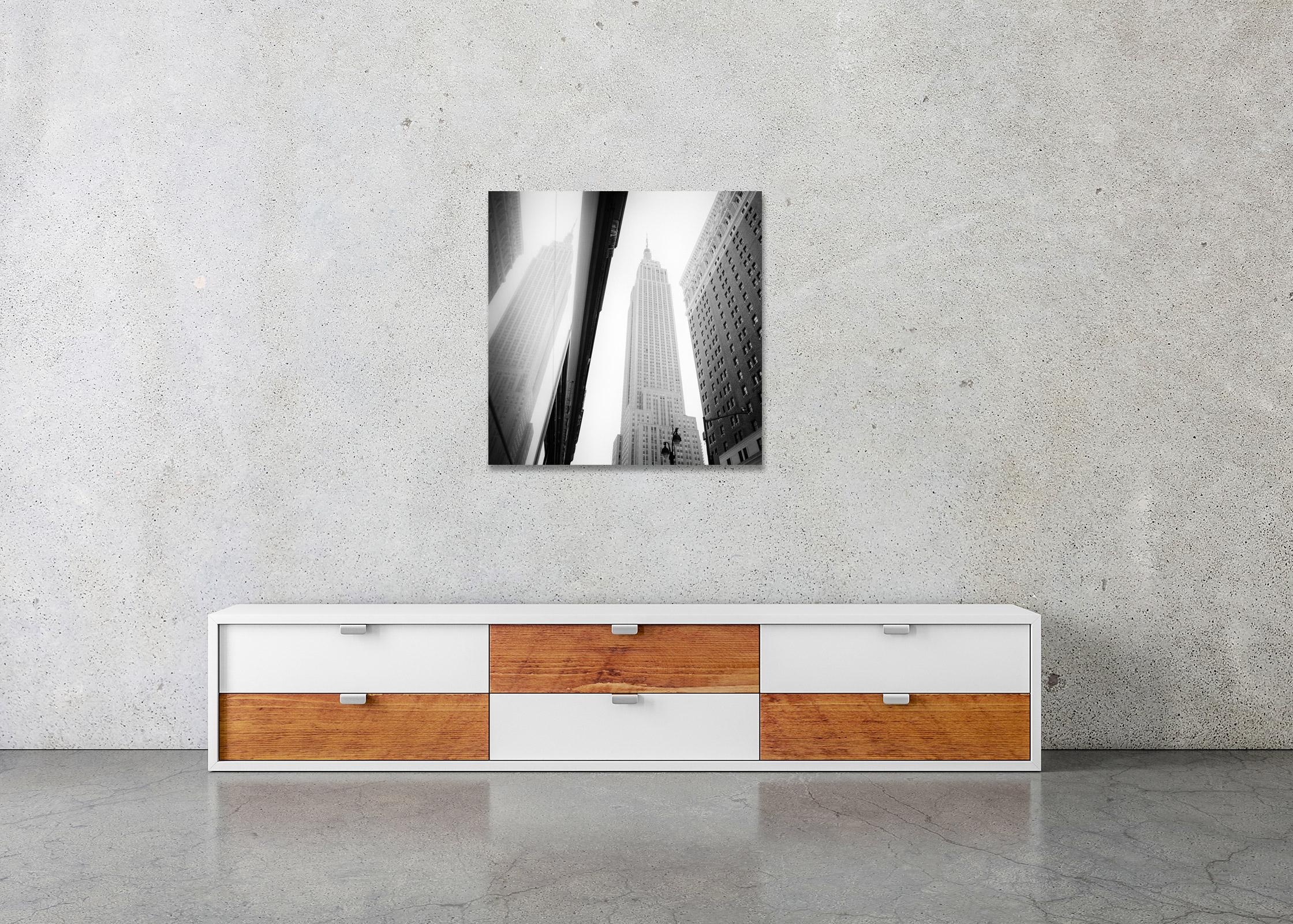 Empire State Building, New York City, USA, Schwarz-Weiß-Fotografie im Angebot 2