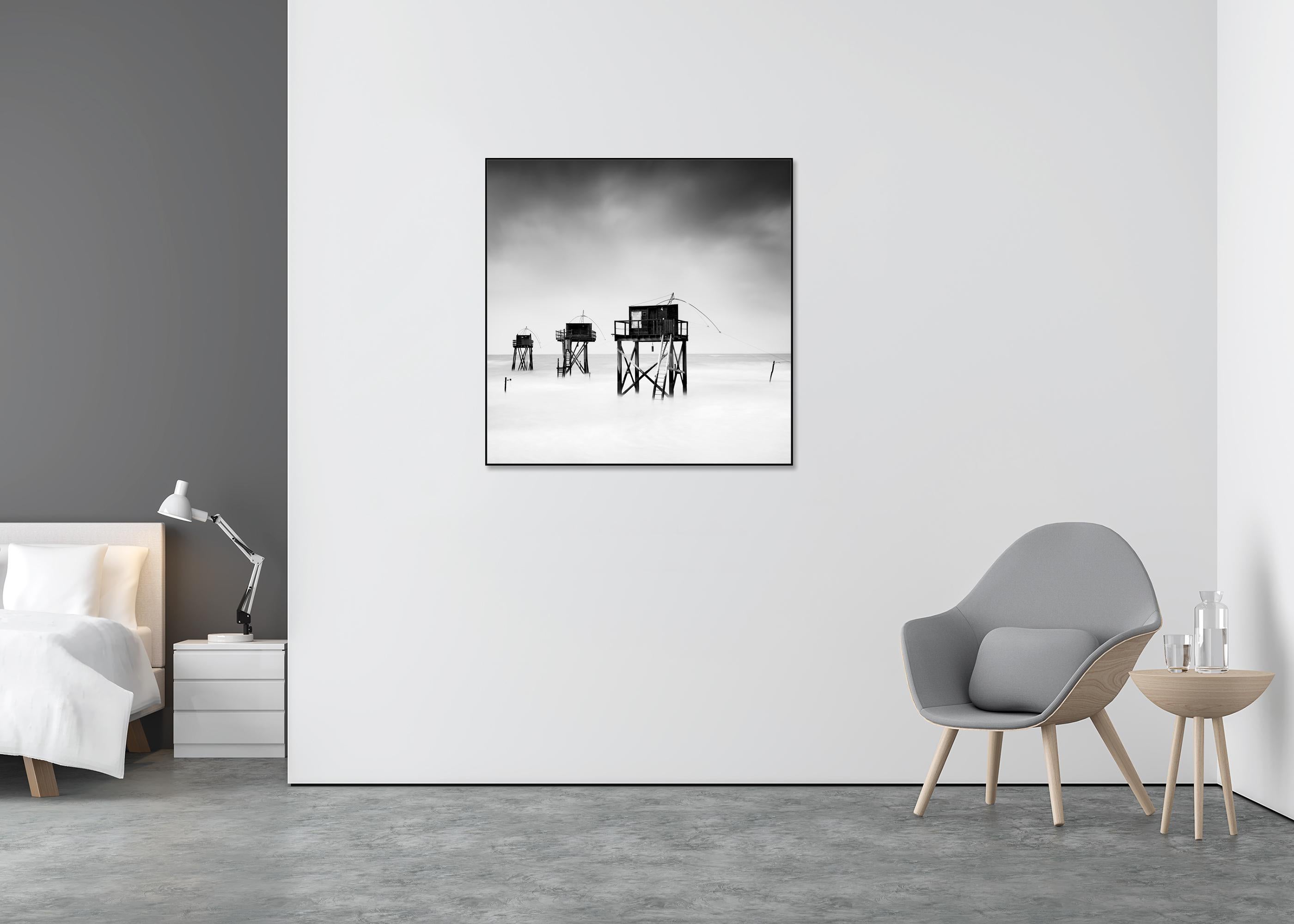 Schwarz-Weiß-Fotografie mit Langzeitbelichtung für Wasserlandschaften - Landschaftsfotografie. Pigmenttintendruck in einer limitierten Auflage von 7 Exemplaren. Alle Drucke von Gerald Berghammer werden auf Bestellung in limitierter Auflage auf
