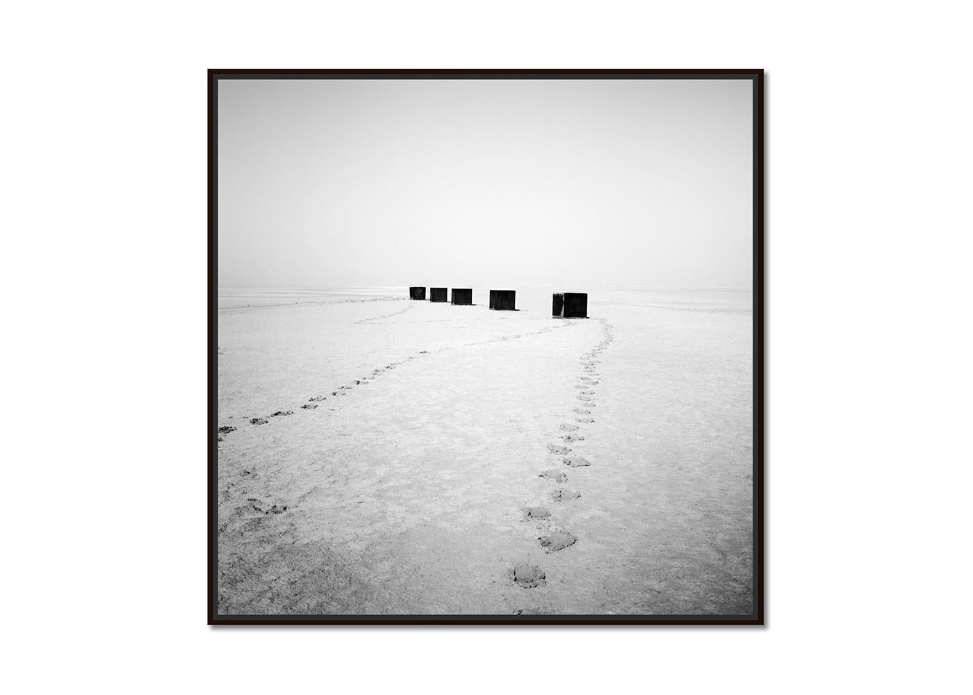 Fünf Quadrate, Arizona, USA, Schwarz-Weiß-Fotografie, limitierte Bearbeitungslandschaft – Photograph von Gerald Berghammer