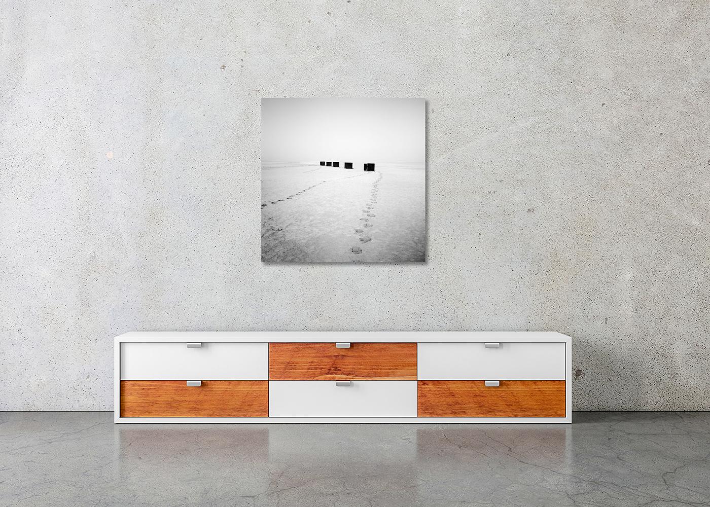 Fünf Quadrate, Arizona, USA, Schwarz-Weiß-Fotografie, limitierte Bearbeitungslandschaft im Angebot 2