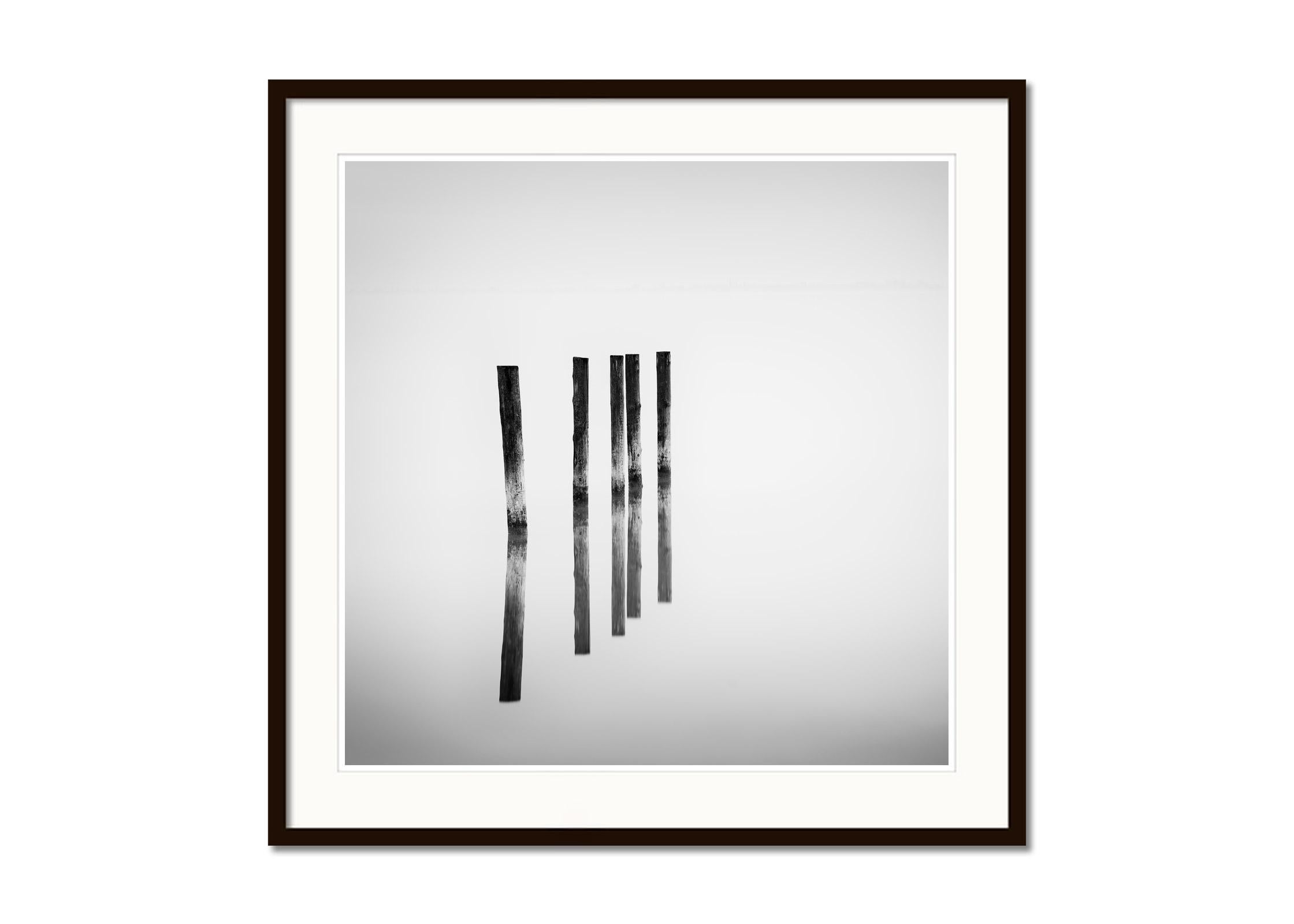 Black and white fine art long exposure waterscape - landscape photography. Archival pigment ink print as part of a limited edition of 7. All Gerald Berghammer prints are made to order in limited editions on Hahnemuehle Photo Rag Baryta. Each print