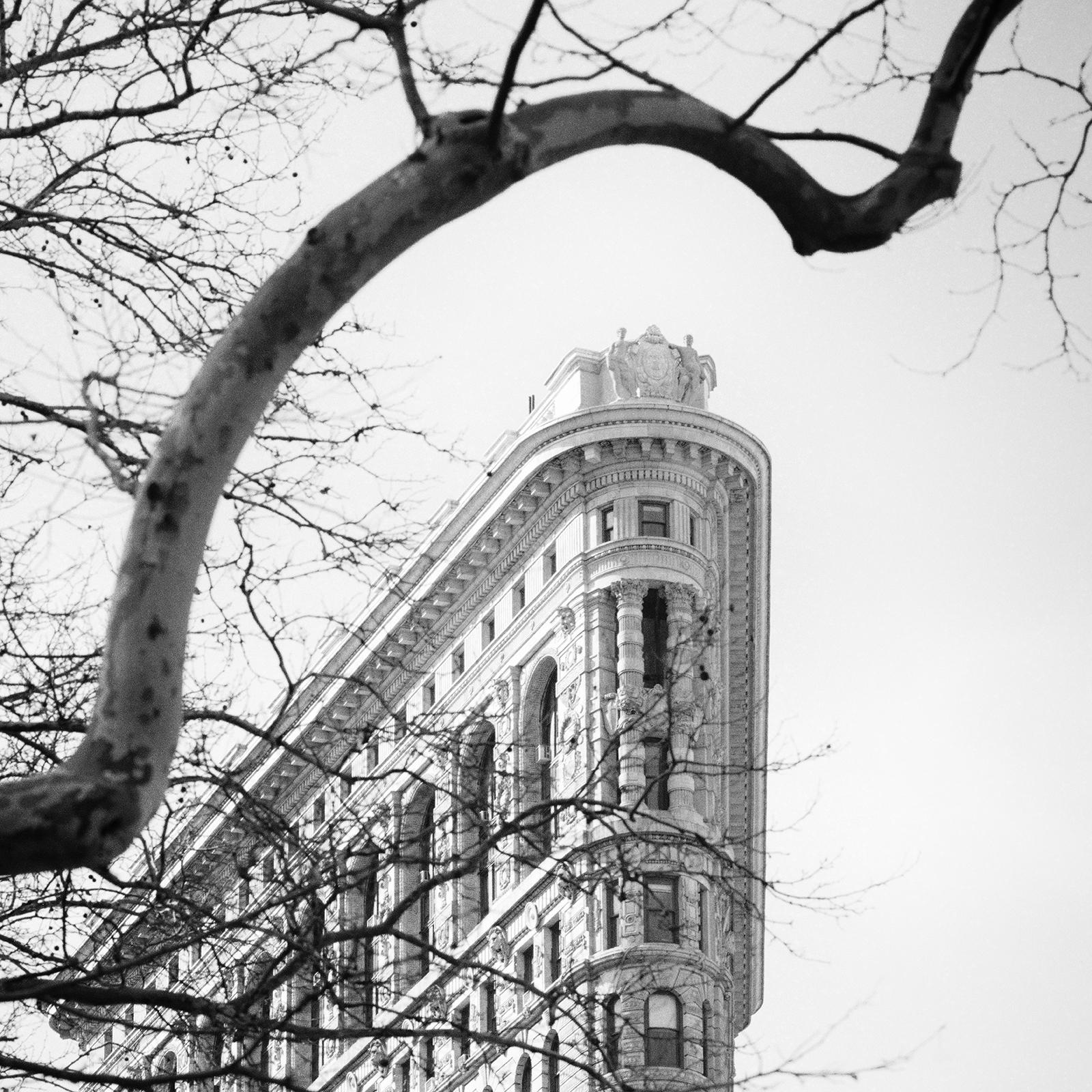 Flatiron Building, New York City, USA, black and white photography, cityscape For Sale 3