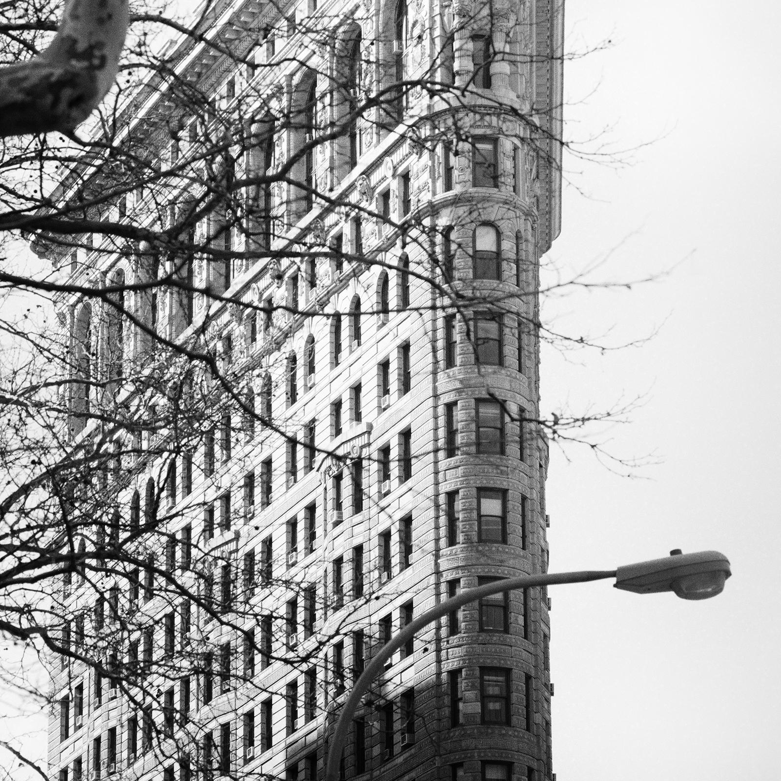 Flatiron Building, New York City, USA, black and white photography, cityscape For Sale 4