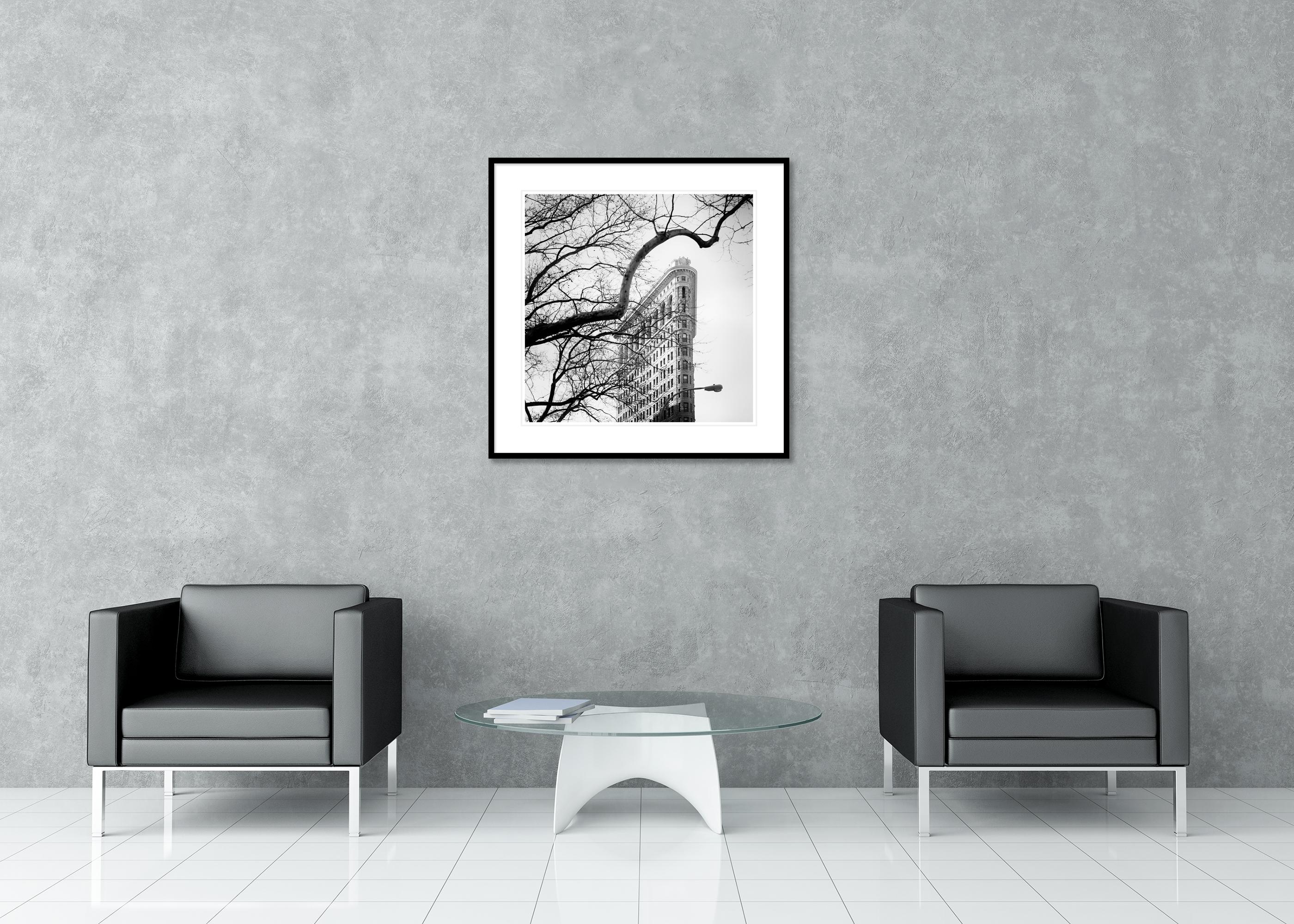 Flatiron Building, New York City, USA, Schwarz-Weiß-Fotografie, Stadtlandschaft im Angebot 6