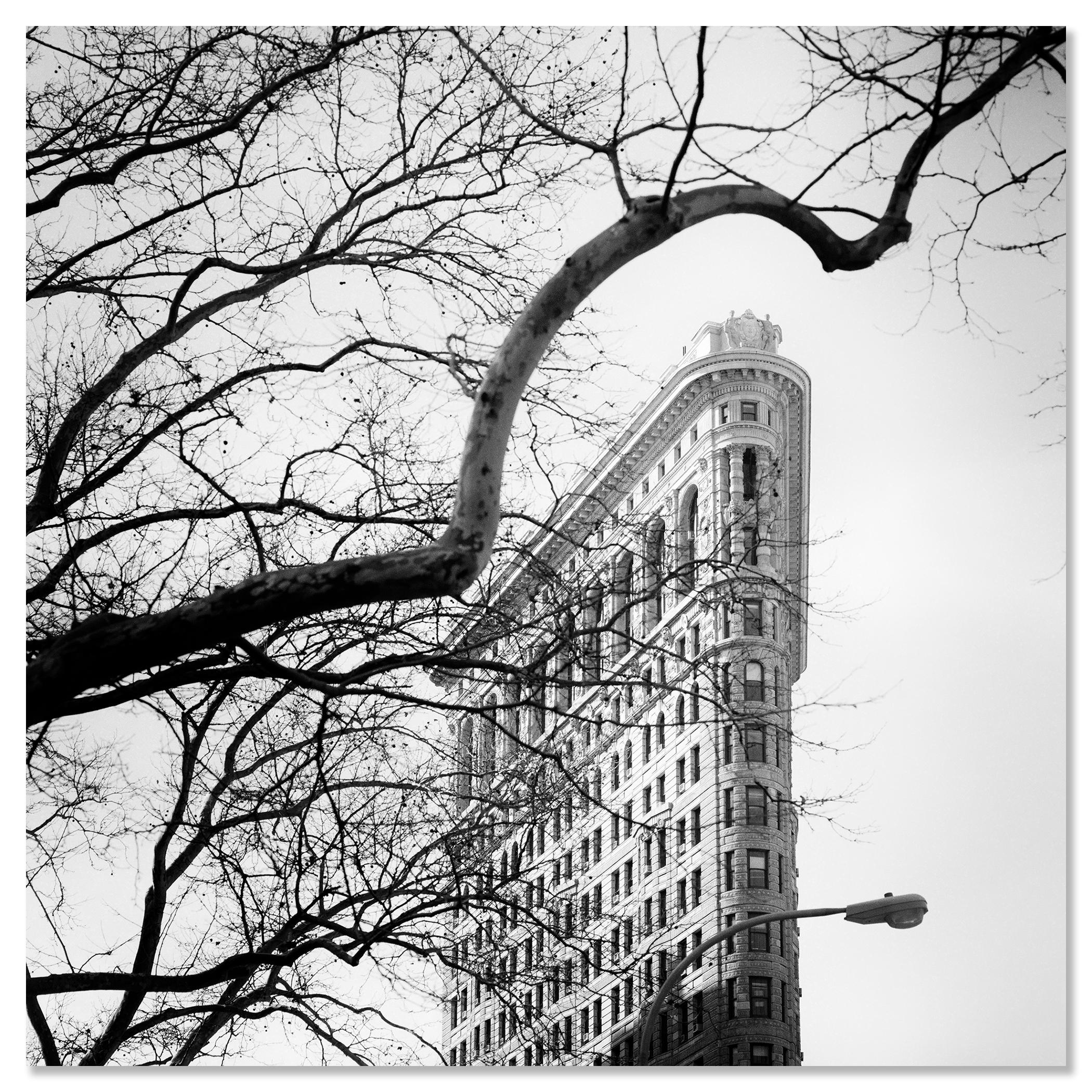 Flatiron Building, New York City, USA, Schwarz-Weiß-Fotografie, Stadtlandschaft im Angebot 3