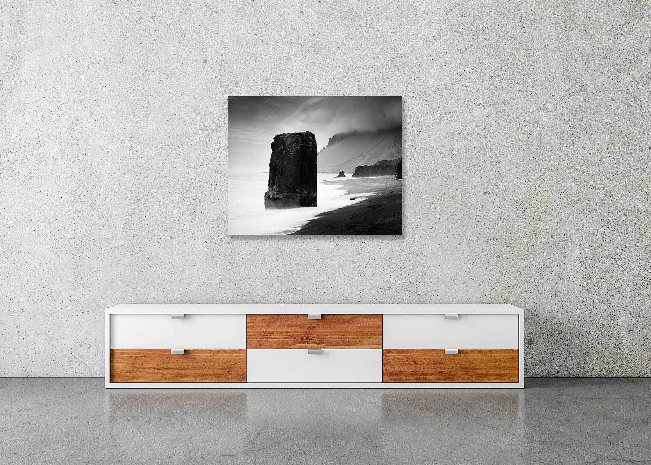 Black and white fine art long exposure waterscape - landscape photography. Archival pigment ink print as part of a limited edition of 15. All Gerald Berghammer prints are made to order in limited editions on Hahnemuehle Photo Rag Baryta. Each print