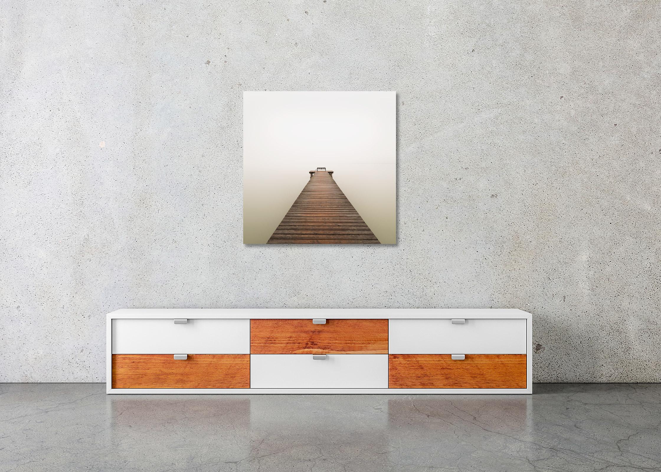 Fog over the Lake, Farbfotografie, limitierte Auflage, Seestücke, lange Belichtungszeit im Angebot 2