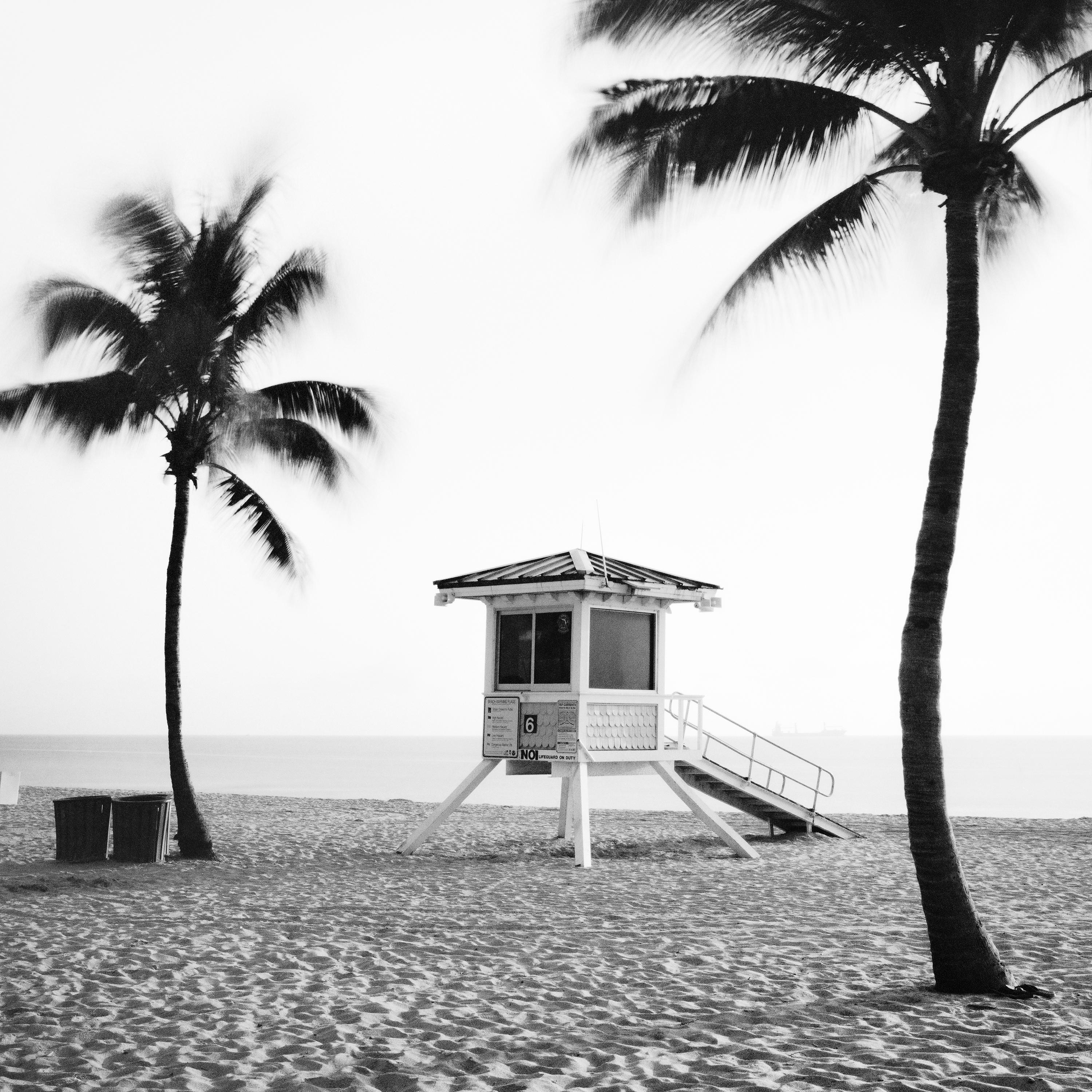 Fort Lauderdale Beach, Florida, USA, black & white art landscape photography For Sale 3