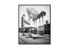 Fremont East District, Las Vegas, USA, fotografia in bianco e nero, paesaggio