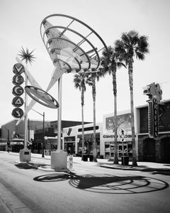 Fremont East District, Las Vegas, États-Unis, photographies en noir et blanc, paysage 