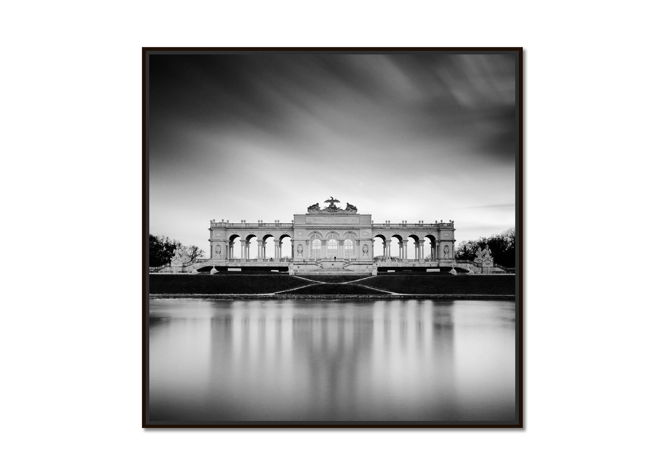 Gloriette, Schloss Schoenbrunn, Vienna, black and white photography, landscape - Photograph by Gerald Berghammer