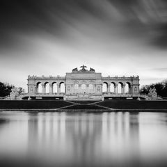 Gloriette, Schloss Schönbrunn, Wien, Schwarz-Weiß-Fotografie, Landschaft