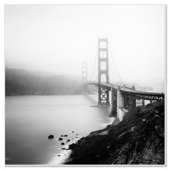 Golden Gate Bridge, California, USA, fotografia in bianco e nero in edizione limitata