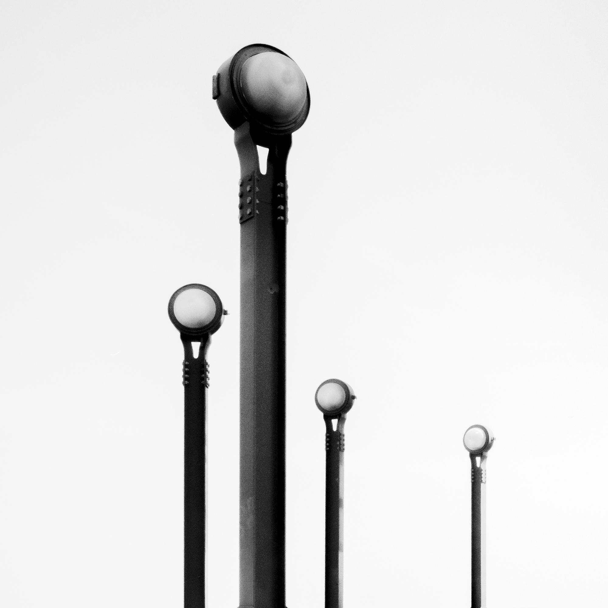 Golden Gate Bridge, monochrome limited minimalist cityscape For Sale 7