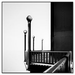 Puente Golden Gate, paisaje urbano minimalista limitado monocromo