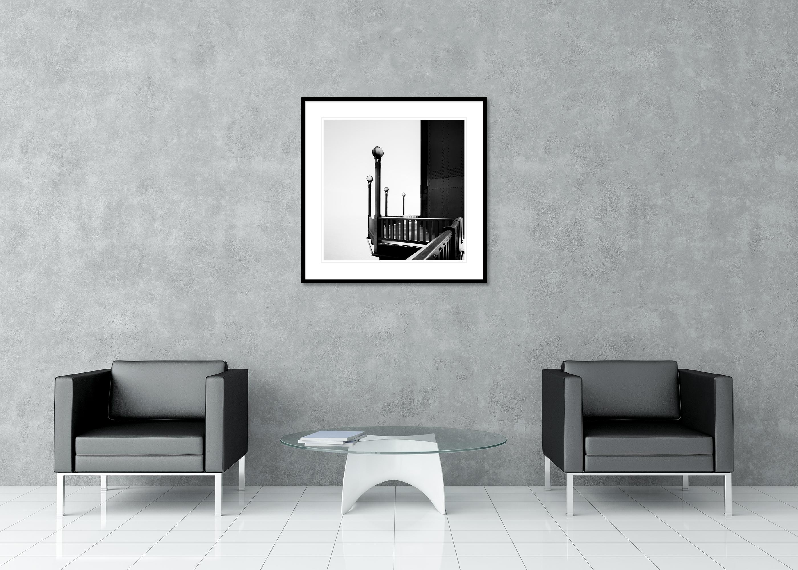 Golden Gate Bridge, monochrome limited minimalist cityscape For Sale 2