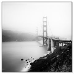 Golden Gate Bridge, San Francisco, monochrome photograph, limited edition print
