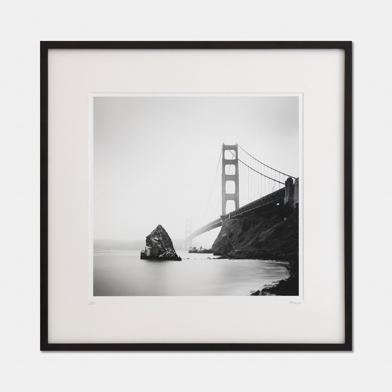 Golden Gate, San Francisco, black and white gelatin silver photography, framed