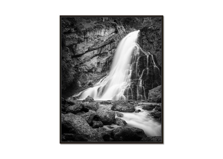 Gerald Berghammer - Golling Falls, Waterfall, Austria, black and white ...