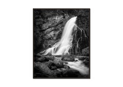 Golling Falls, Wasserfall, Landschaft, limitierte Auflage, monochromer Kunstdruck