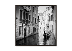 Gondoliere, Venice, Italy, fine art, black and white, landscape, art photography