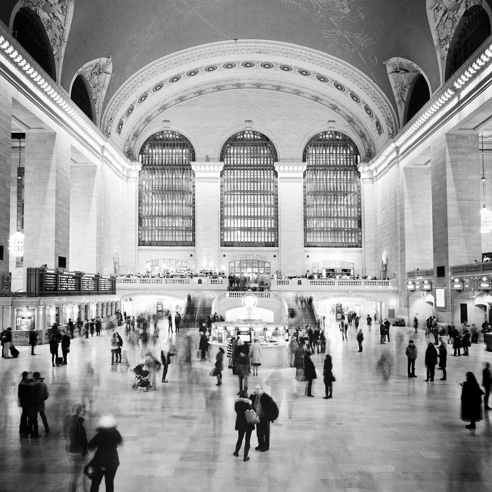 Grand Central Station New York City black and white cityscape art photography