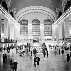 Grand Central Station, New York City, black and white photography, cityscape