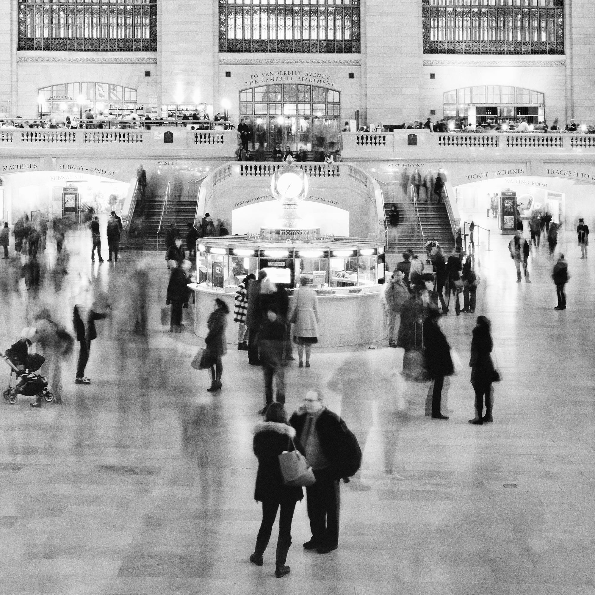 Grand Central Station, New York City, photographie en noir et blanc, paysage urbain en vente 7