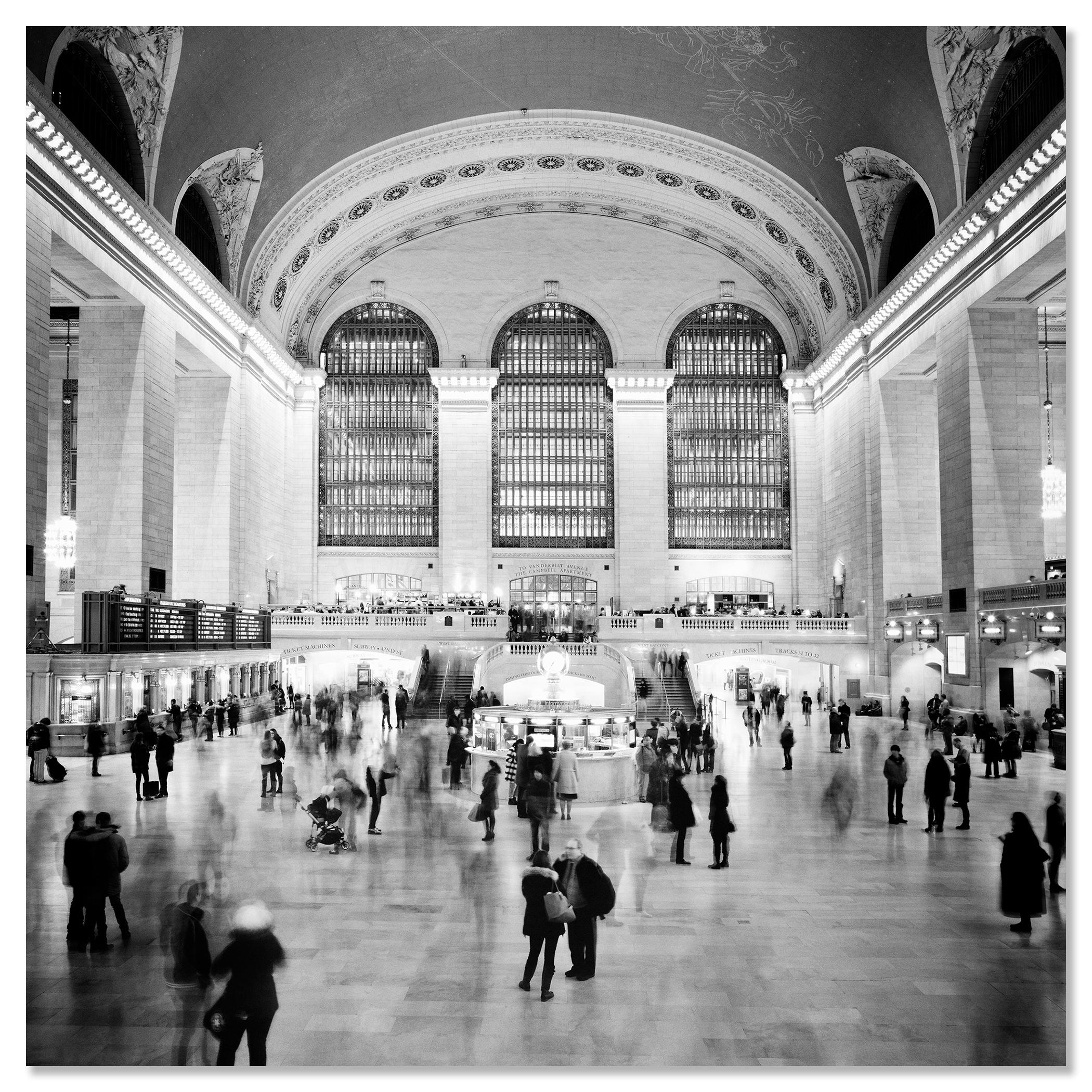 Grand Central Station, New York City, photographie en noir et blanc, paysage urbain en vente 3