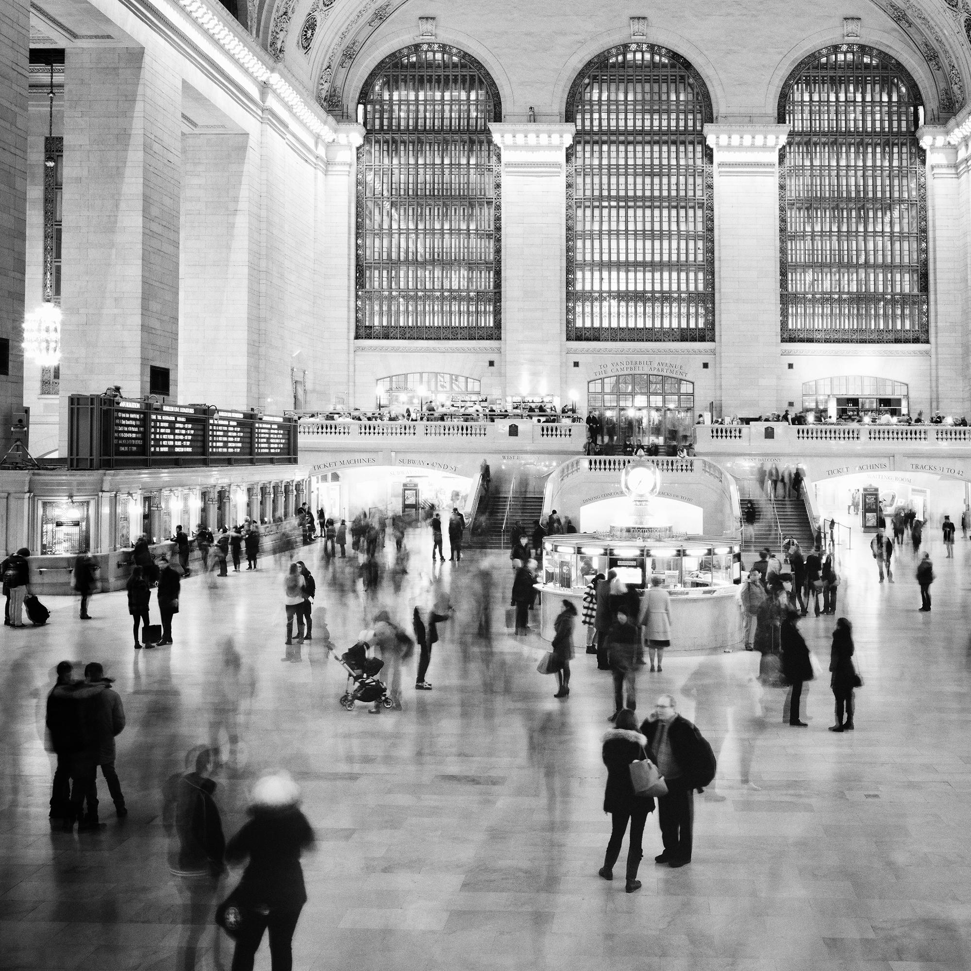 Grand Central Station, Nueva York, EE.UU., fotografía en blanco y negro, limitada en venta 5
