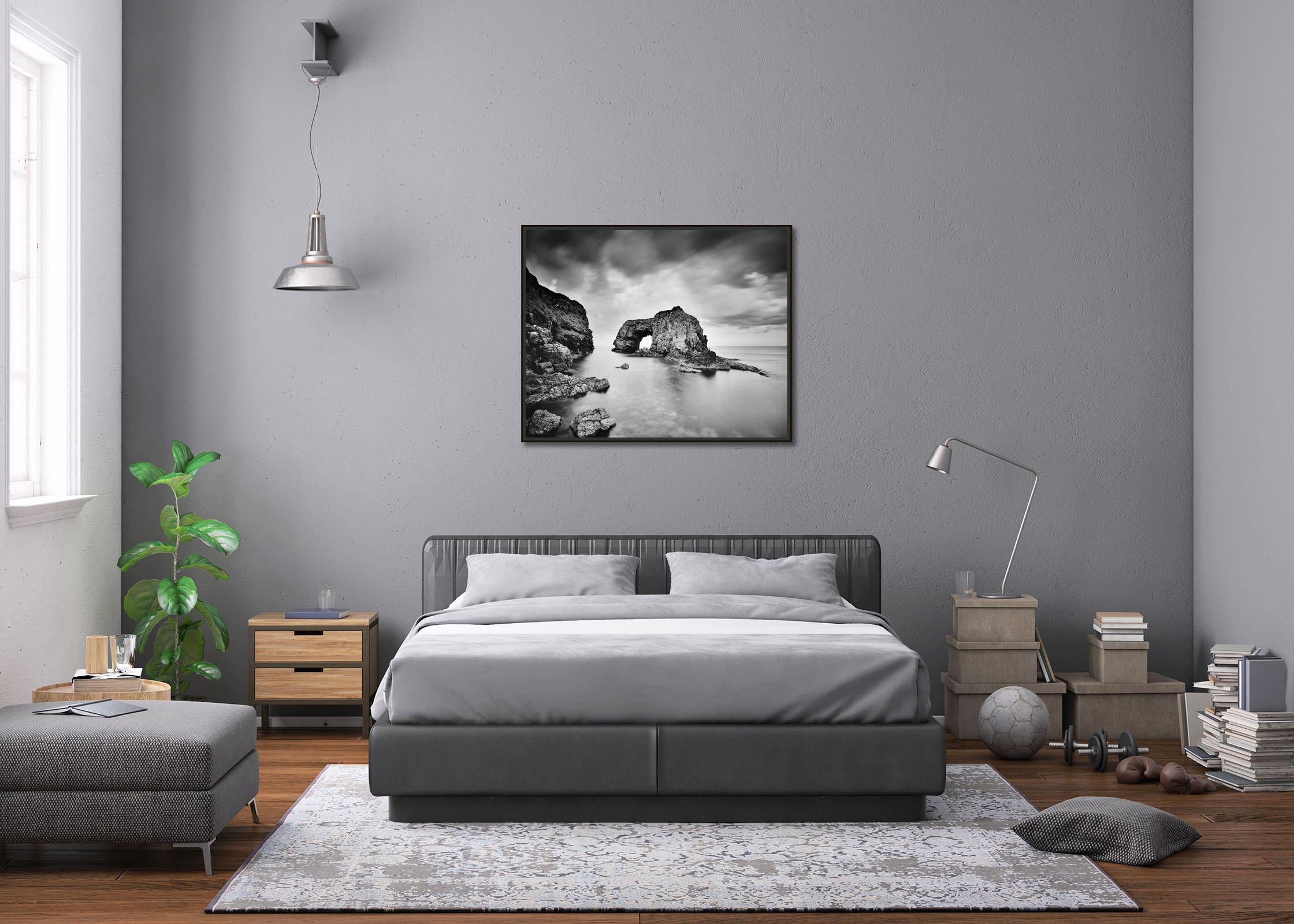 Great Pollet Sea Arch, Schwarz-Weiß-Fotografie, Meereslandschaft, limitierte Auflage im Angebot 2