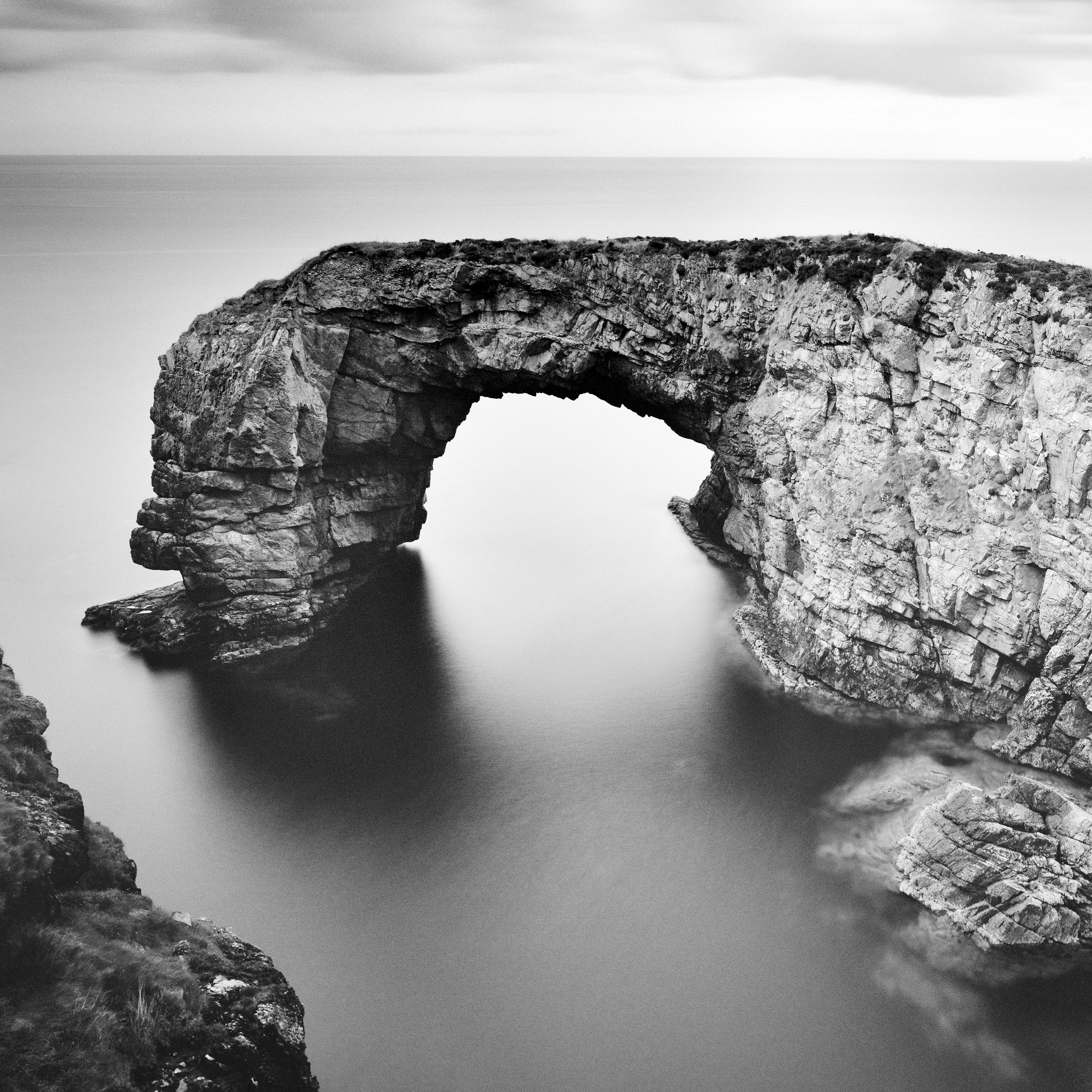 Great Pollet Sea Arch, Ireland, black and white photography, fine art landscape For Sale 1