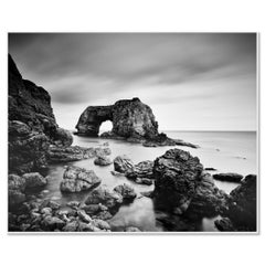 Great Pollet Sea Arch, Irische Atlantic Küste, Irland, Schwarz-Weiß-Kunstfoto