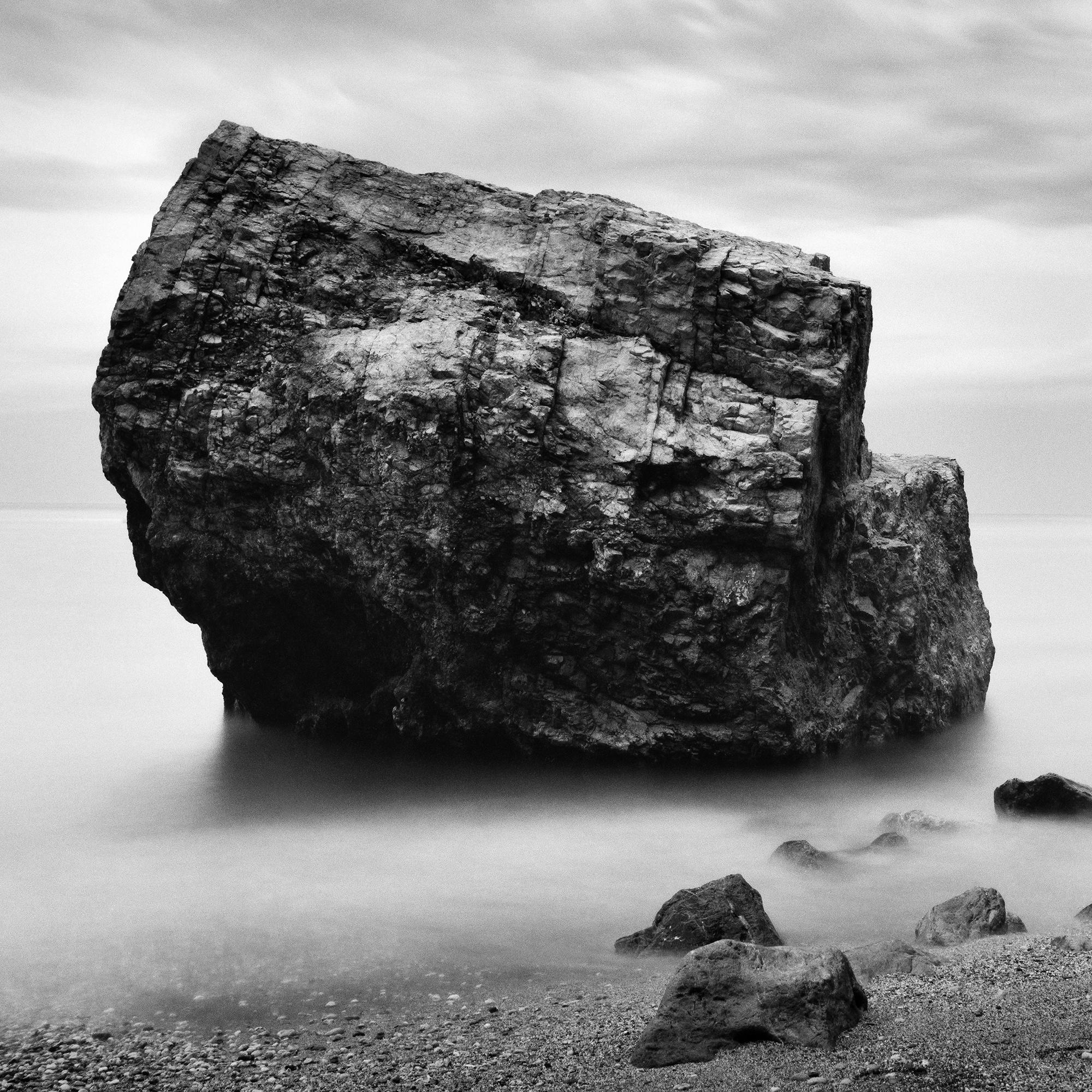 Great Rock, Beach, Espagne, photo noir et blanc, paysage, édition limitée en vente 7